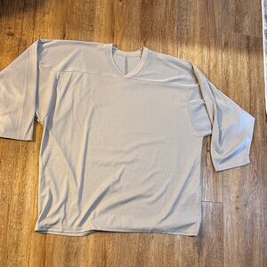 CCM Grey Hockey Jersey Long Sleeve XXL